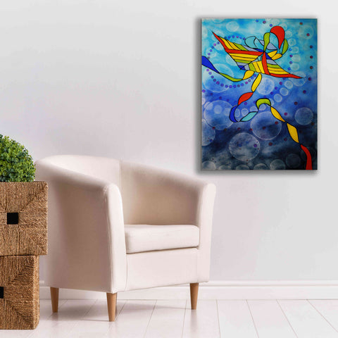 Image of 'Kite Transmitted' by Rita Shimelfarb, Giclee Canvas Wall Art,26x34
