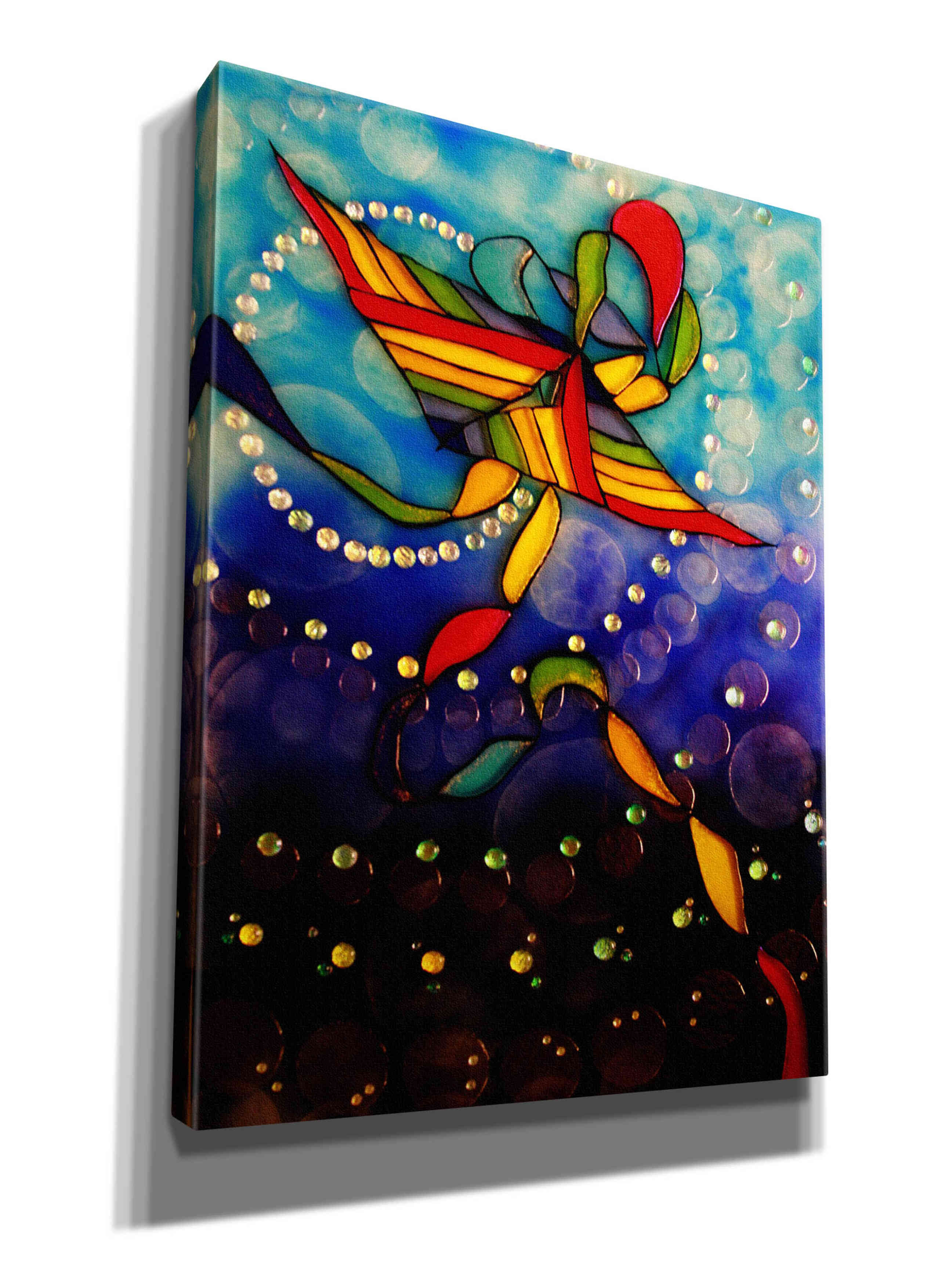 'Kite Reflected' by Rita Shimelfarb, Giclee Canvas Wall Art