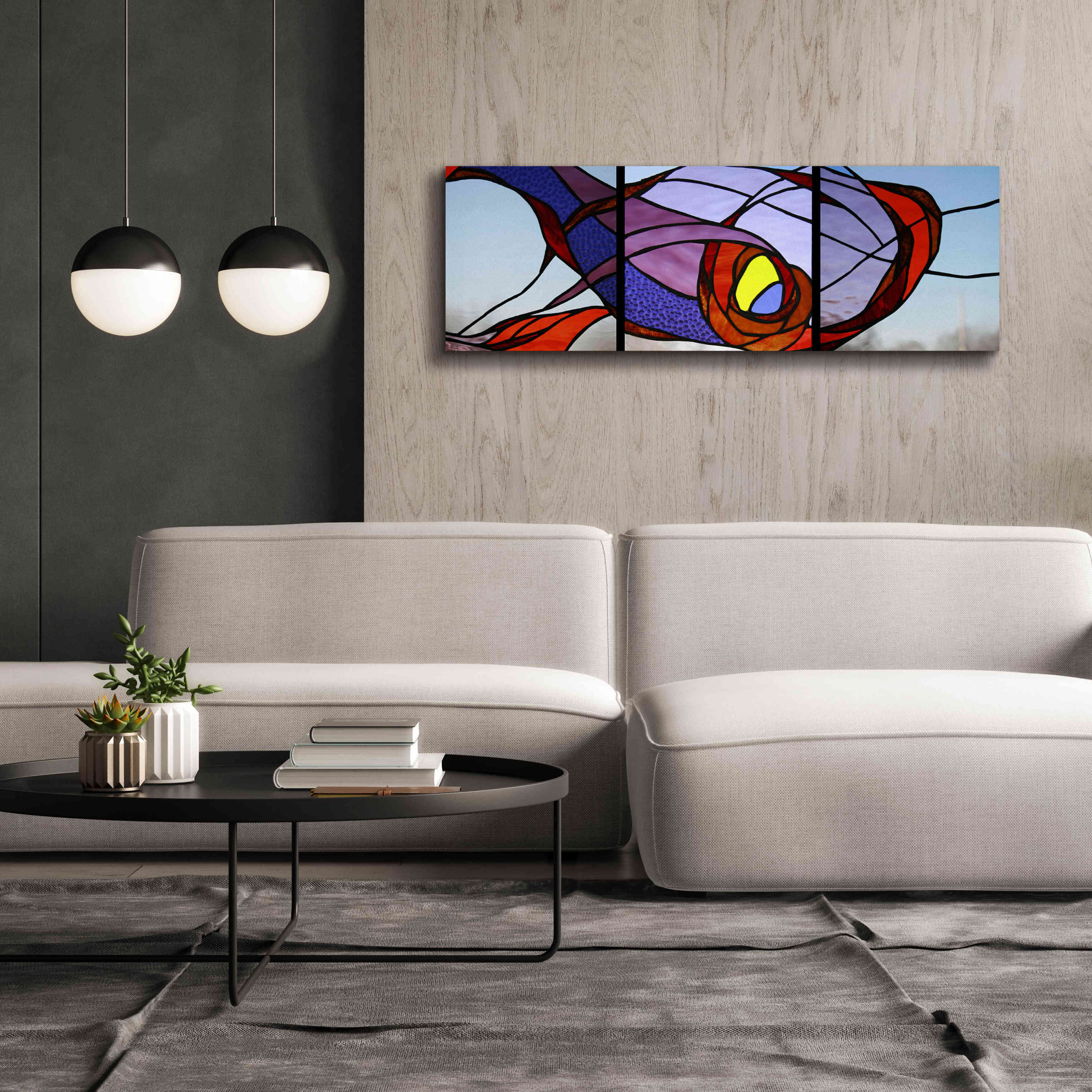 'Entanglement II' by Rita Shimelfarb, Giclee Canvas Wall Art,60x20