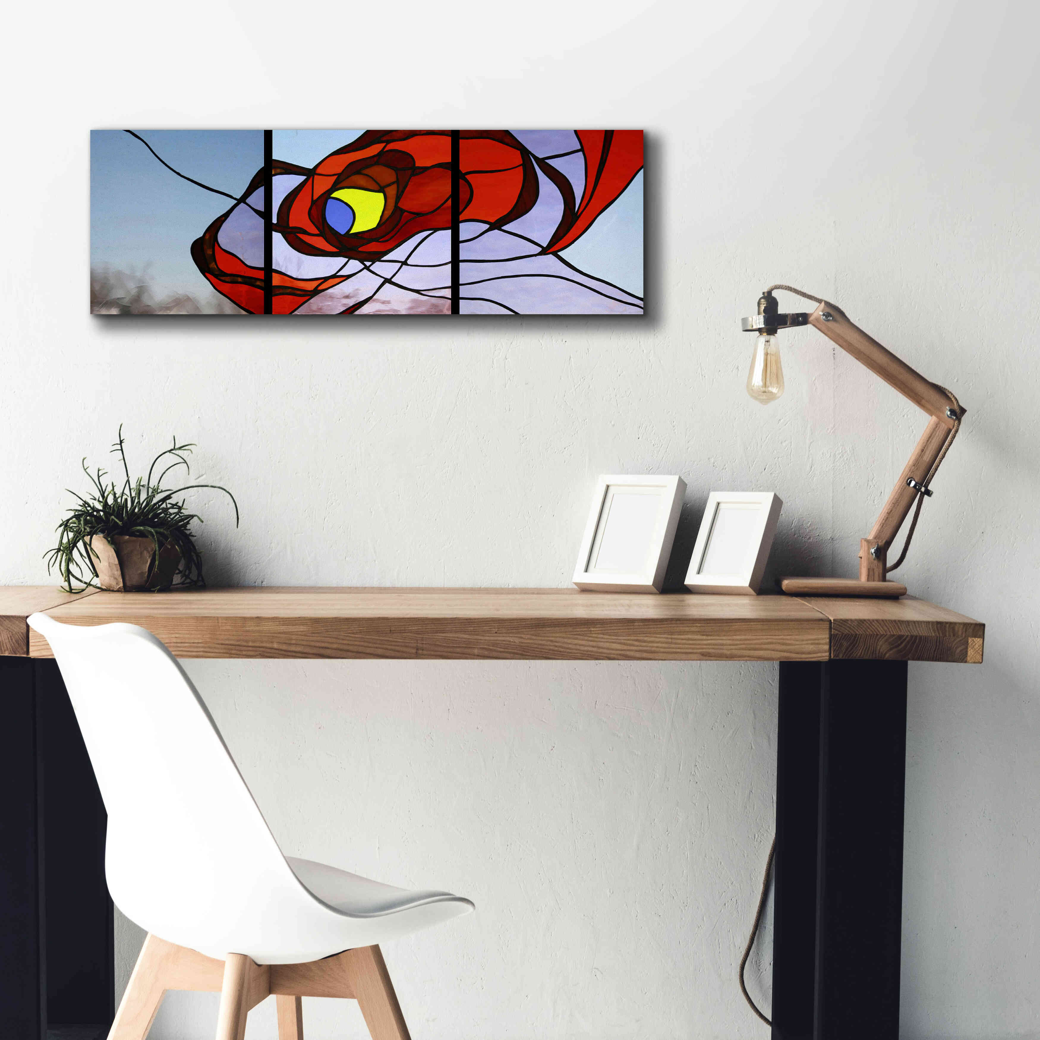 'Entanglement I' by Rita Shimelfarb, Giclee Canvas Wall Art,36x12