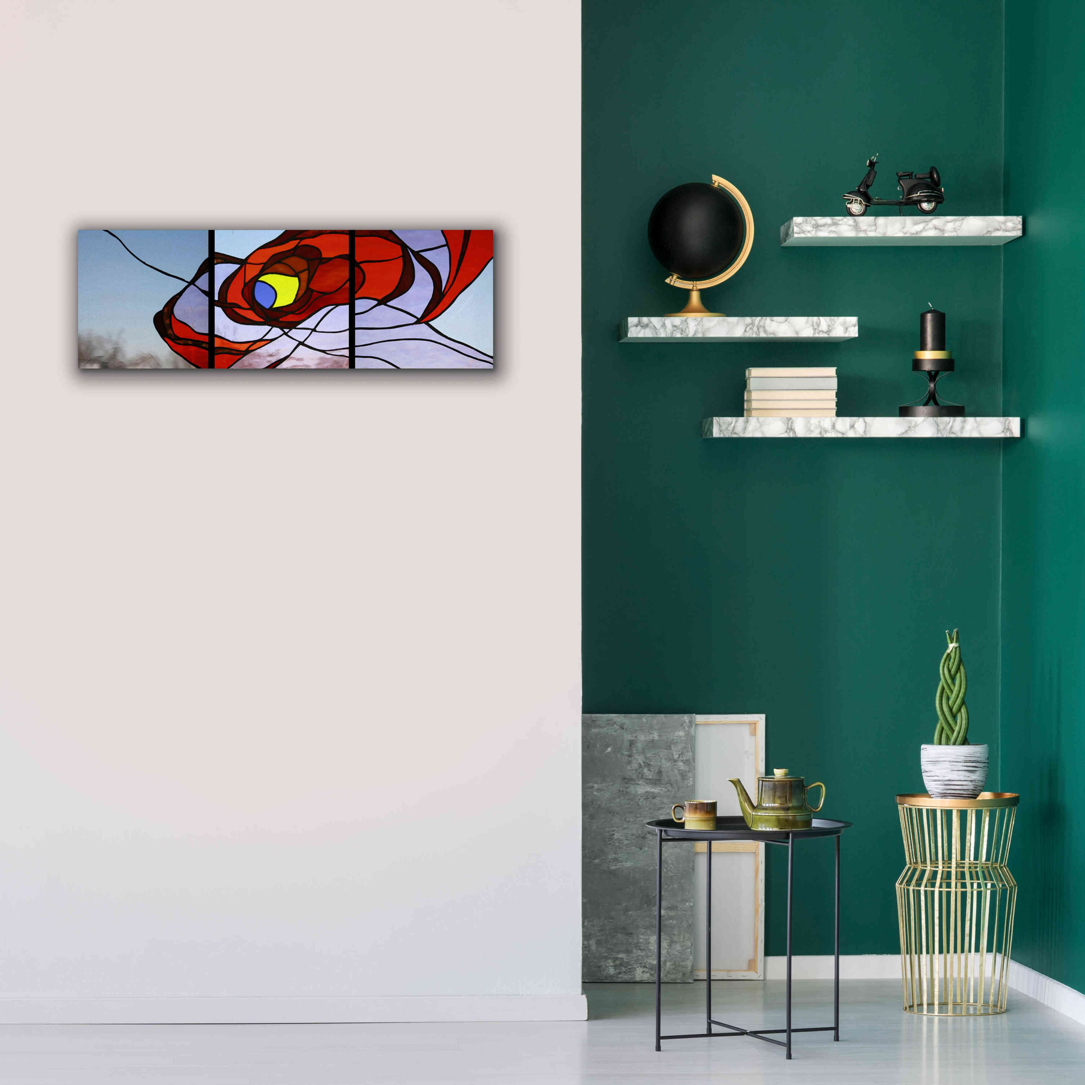 'Entanglement I' by Rita Shimelfarb, Giclee Canvas Wall Art,36x12