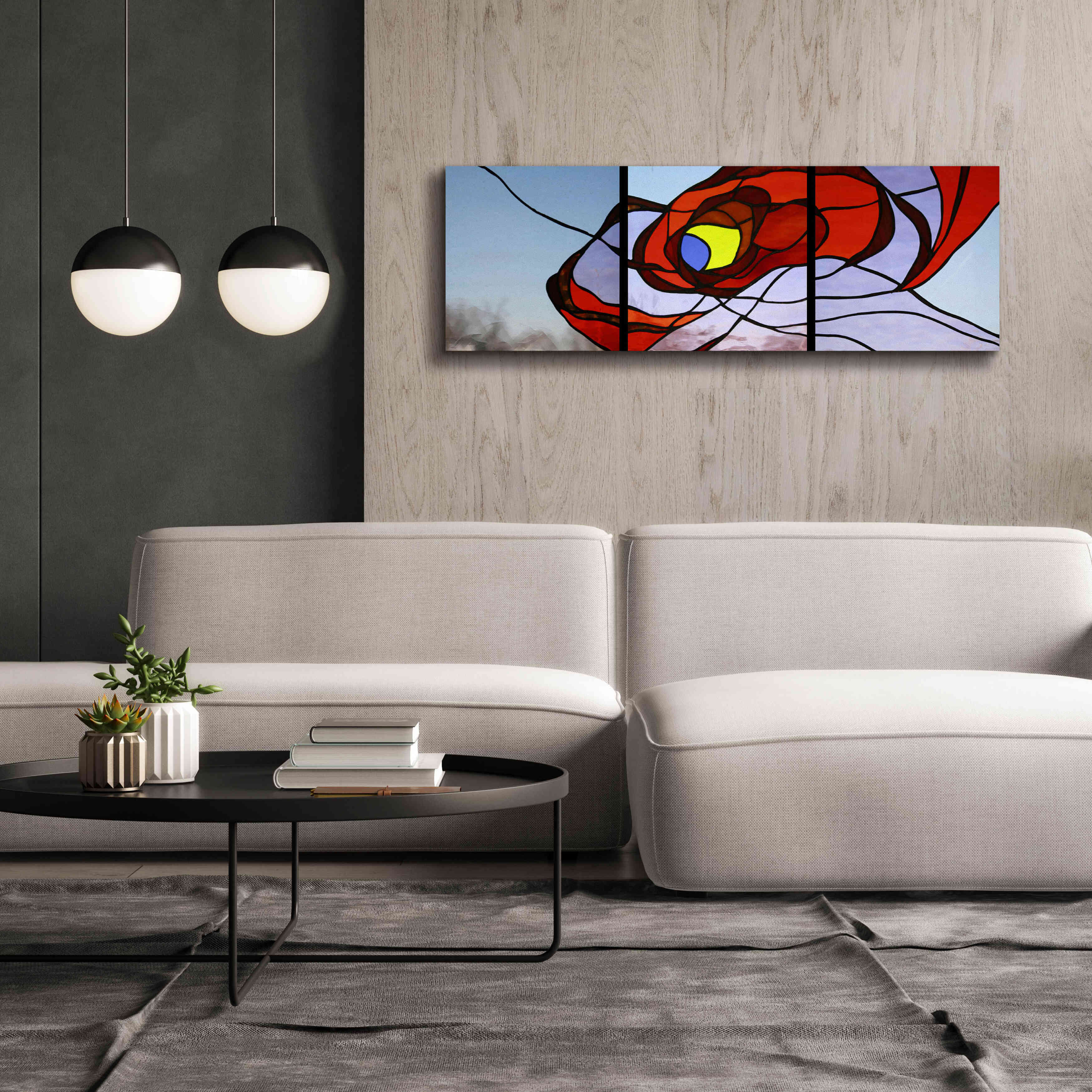 'Entanglement I' by Rita Shimelfarb, Giclee Canvas Wall Art,60x20