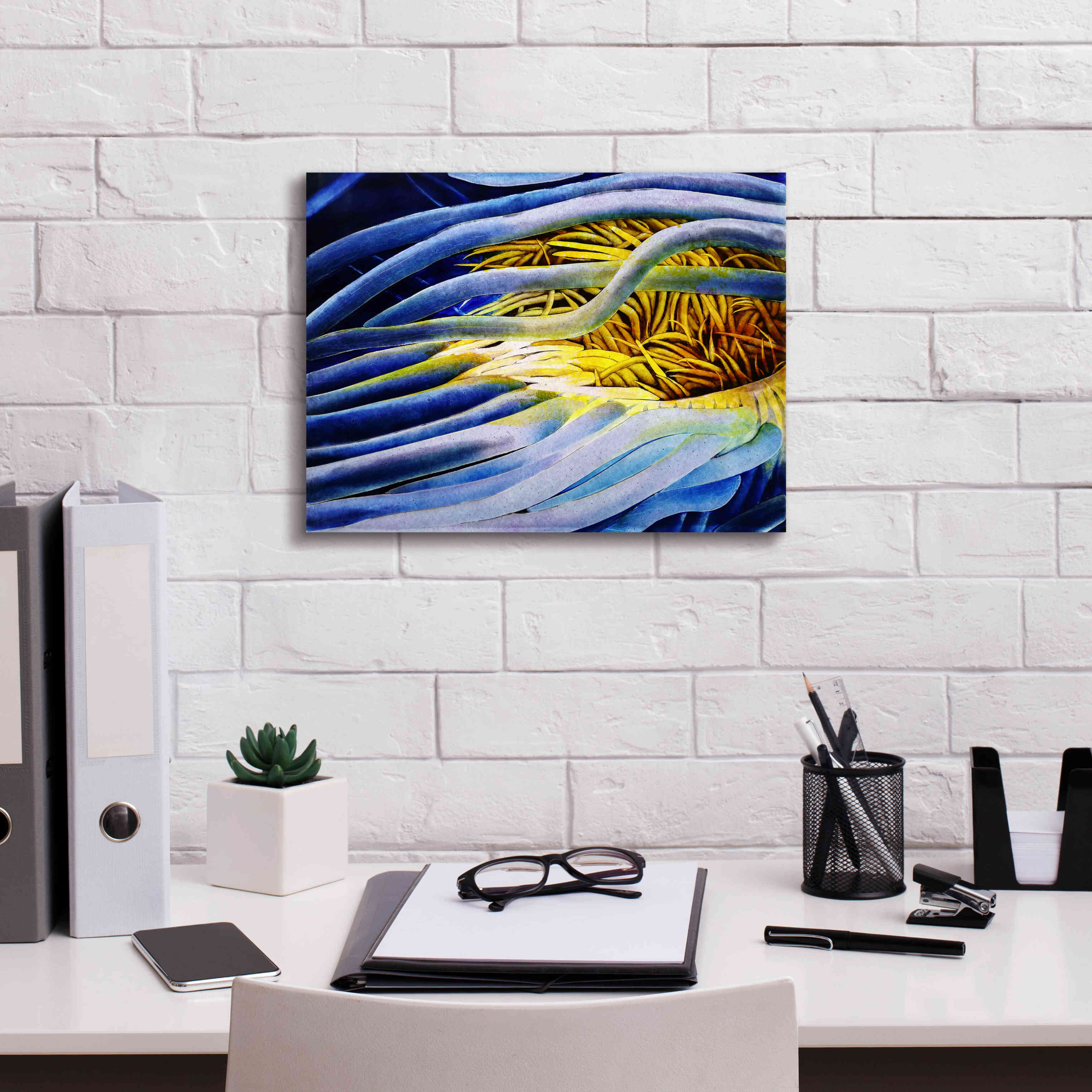 'Anemone Cerianthid' by Rita Shimelfarb, Giclee Canvas Wall Art,16x12