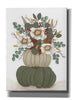 'Floral Pumpkin Stack' by Ashley Justice, Giclee Canvas Wall Art