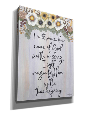 Image of 'I Will Praise the Name of God' by Ashley Justice, Giclee Canvas Wall Art