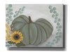 'Green Pumpkin' by Ashley Justice, Giclee Canvas Wall Art