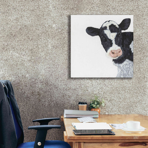 Image of 'Cow' by Ashley Justice, Giclee Canvas Wall Art,26x26