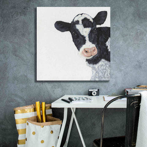 Image of 'Cow' by Ashley Justice, Giclee Canvas Wall Art,26x26