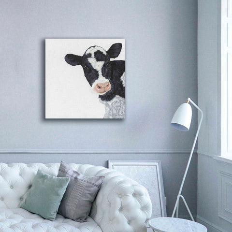Image of 'Cow' by Ashley Justice, Giclee Canvas Wall Art,37x37