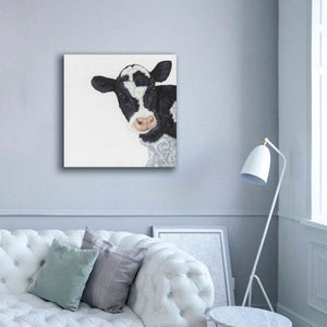 'Cow' by Ashley Justice, Giclee Canvas Wall Art,37x37