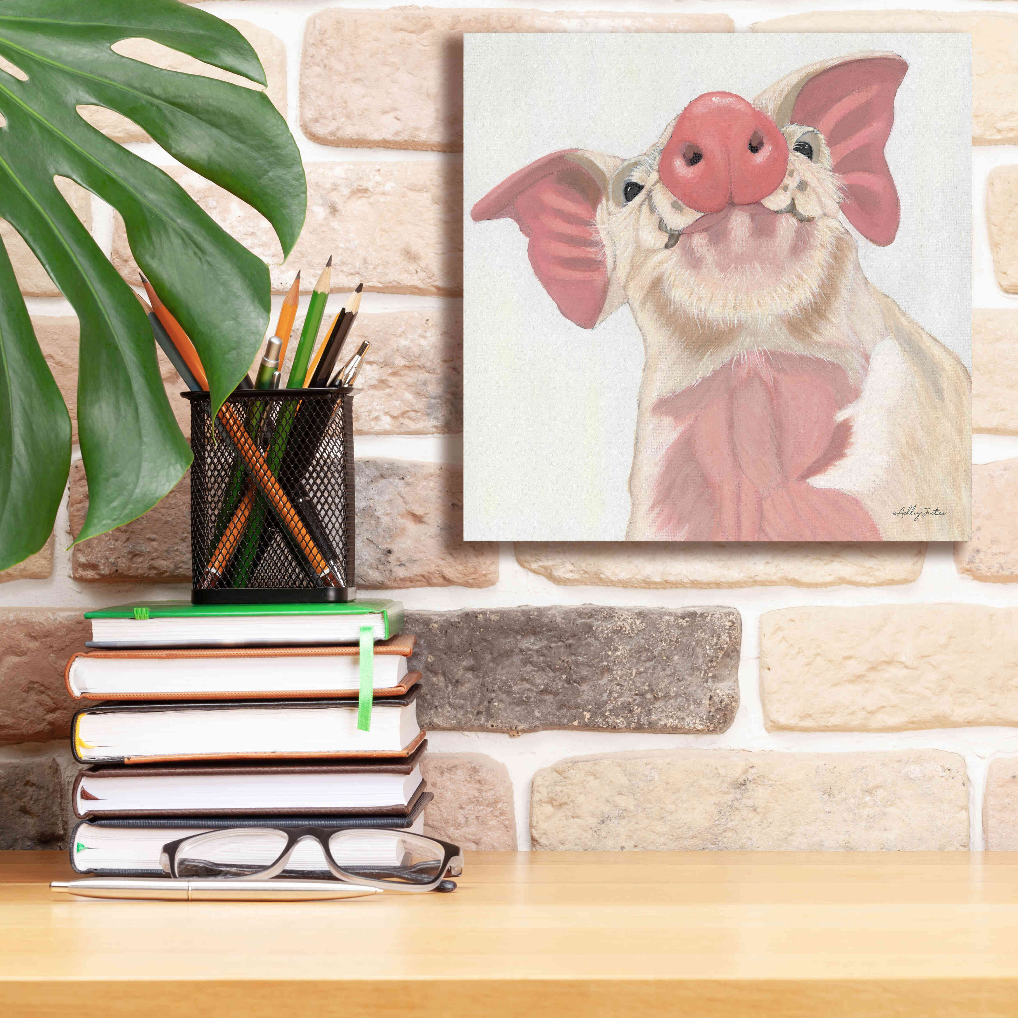 'Buster' by Ashley Justice, Giclee Canvas Wall Art,12x12