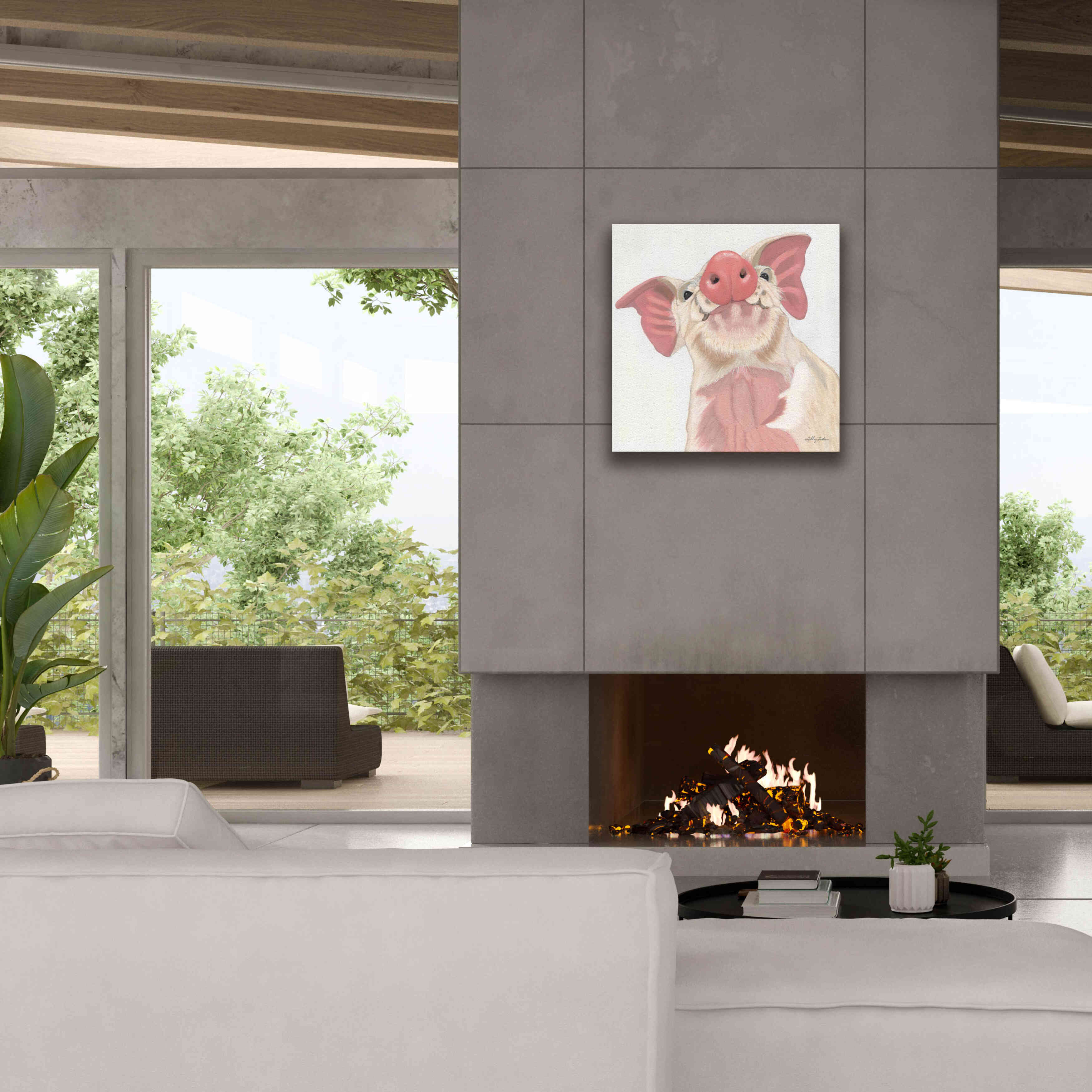 'Buster' by Ashley Justice, Giclee Canvas Wall Art,26x26