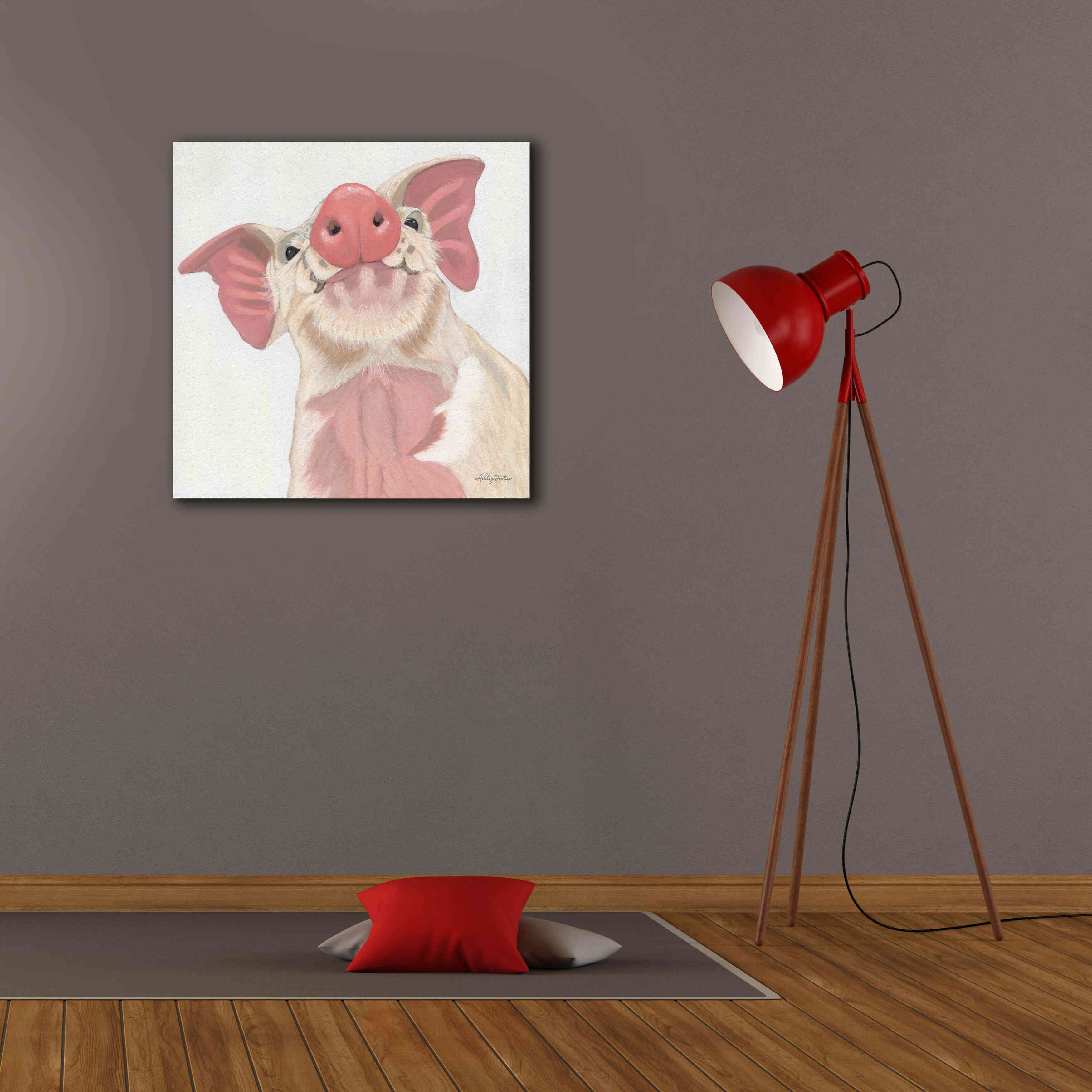 'Buster' by Ashley Justice, Giclee Canvas Wall Art,26x26