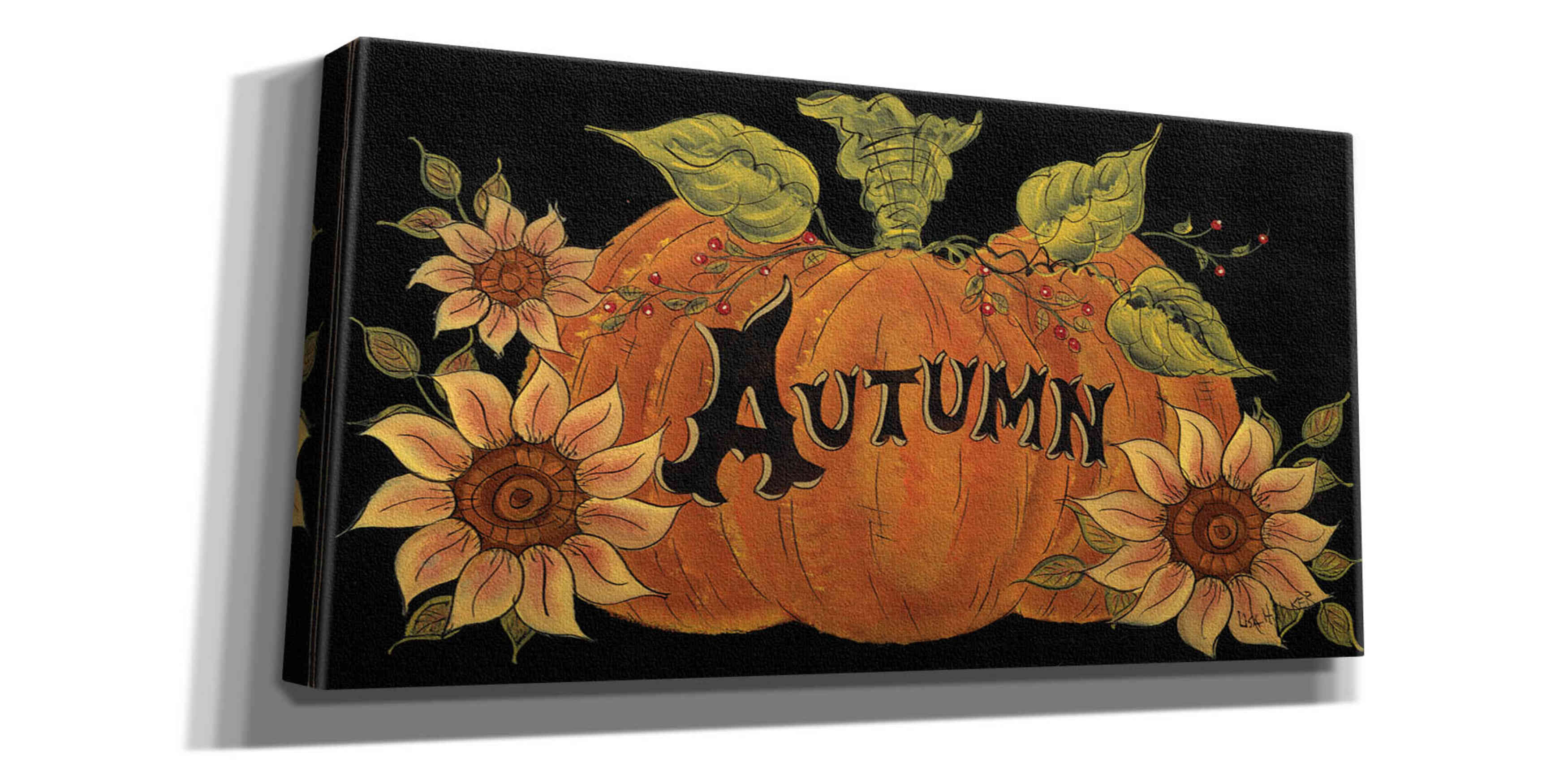 'Pumpkin Spice' by Lisa Hilliker, Giclee Canvas Wall Art