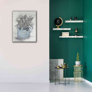 'Sketchy Floral Enamel Pot' by Julie Norkus, Giclee Canvas Wall Art,26x34