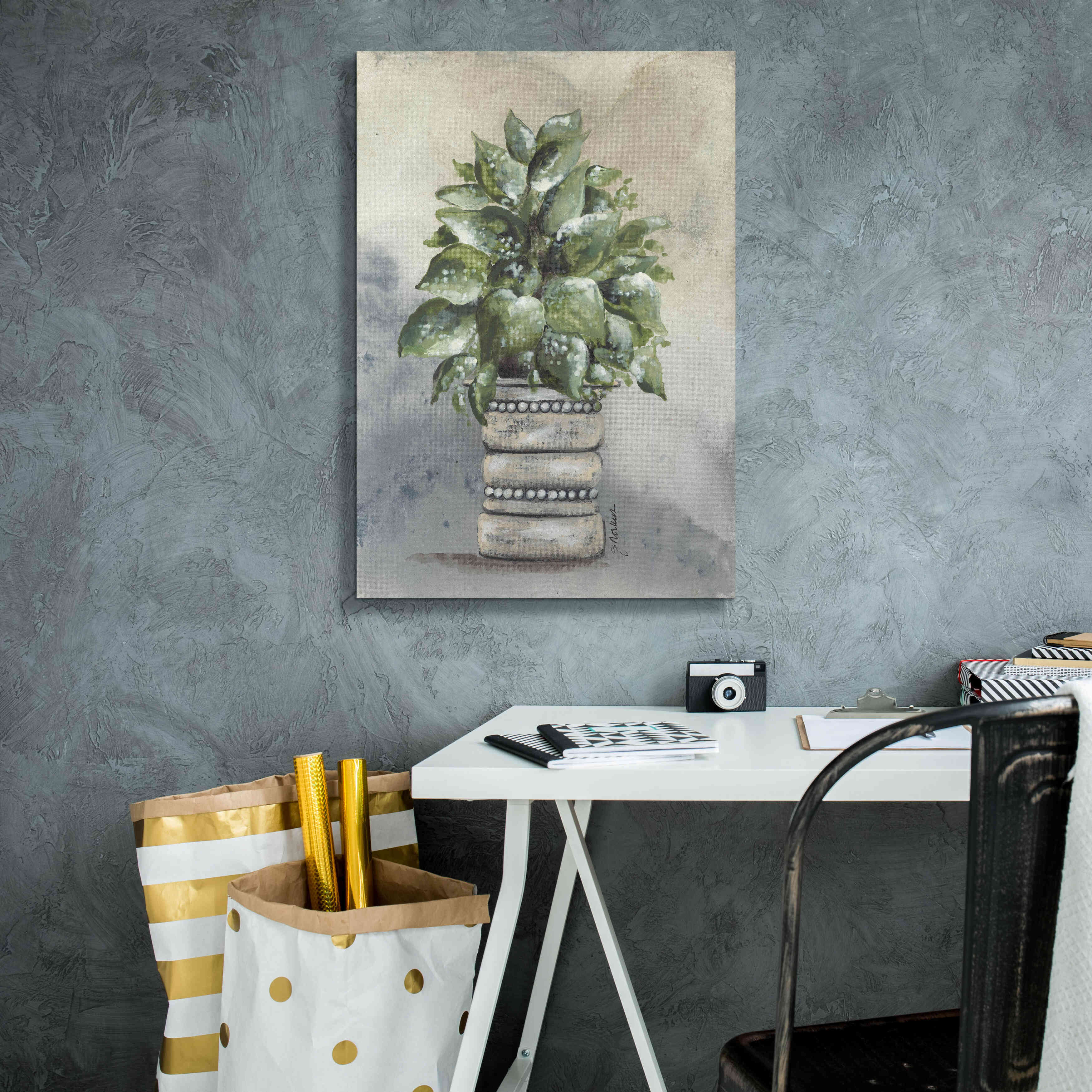 'Pathos in Pottery' by Julie Norkus, Giclee Canvas Wall Art,18x26