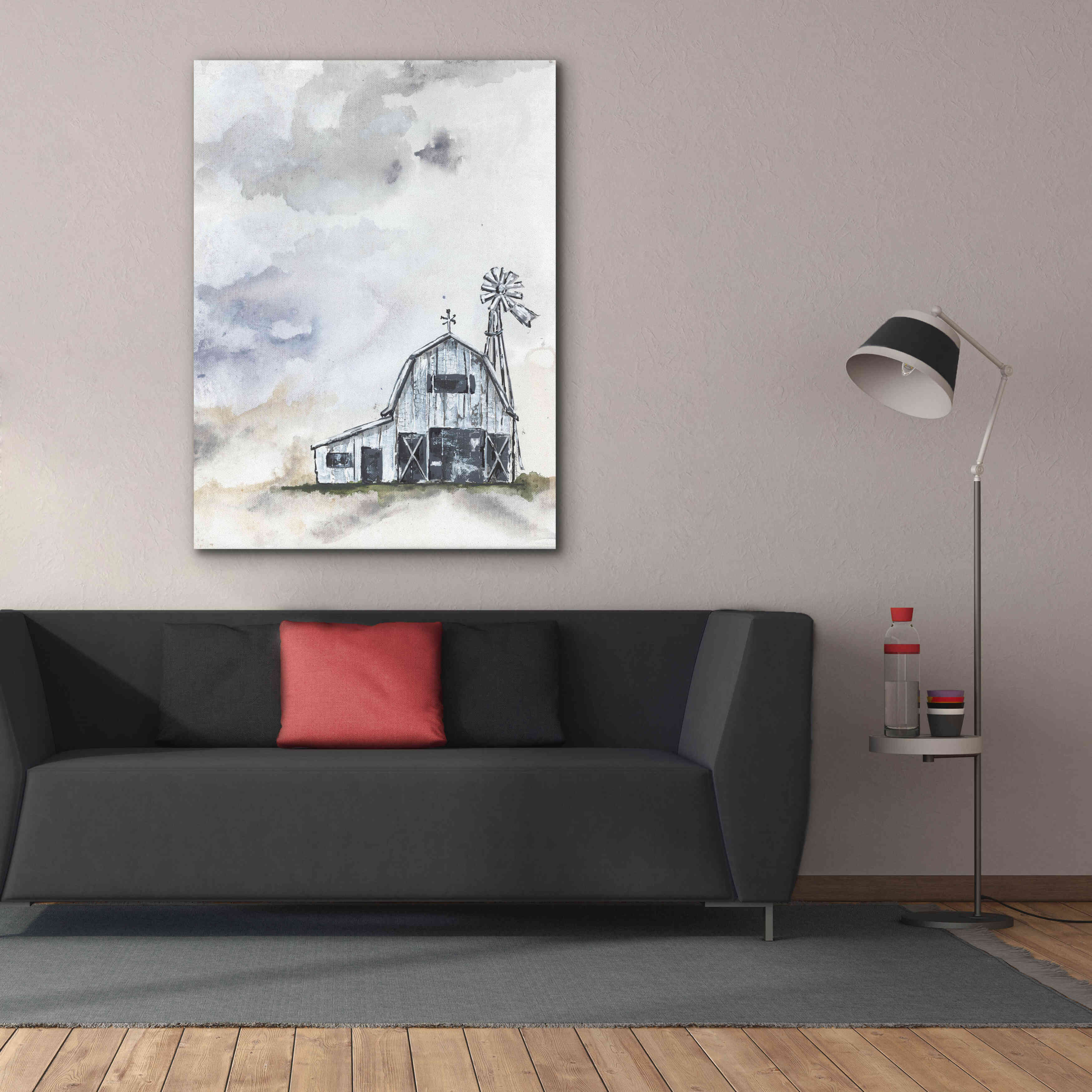 'Haven Mini Barn' by Julie Norkus, Giclee Canvas Wall Art,40x54