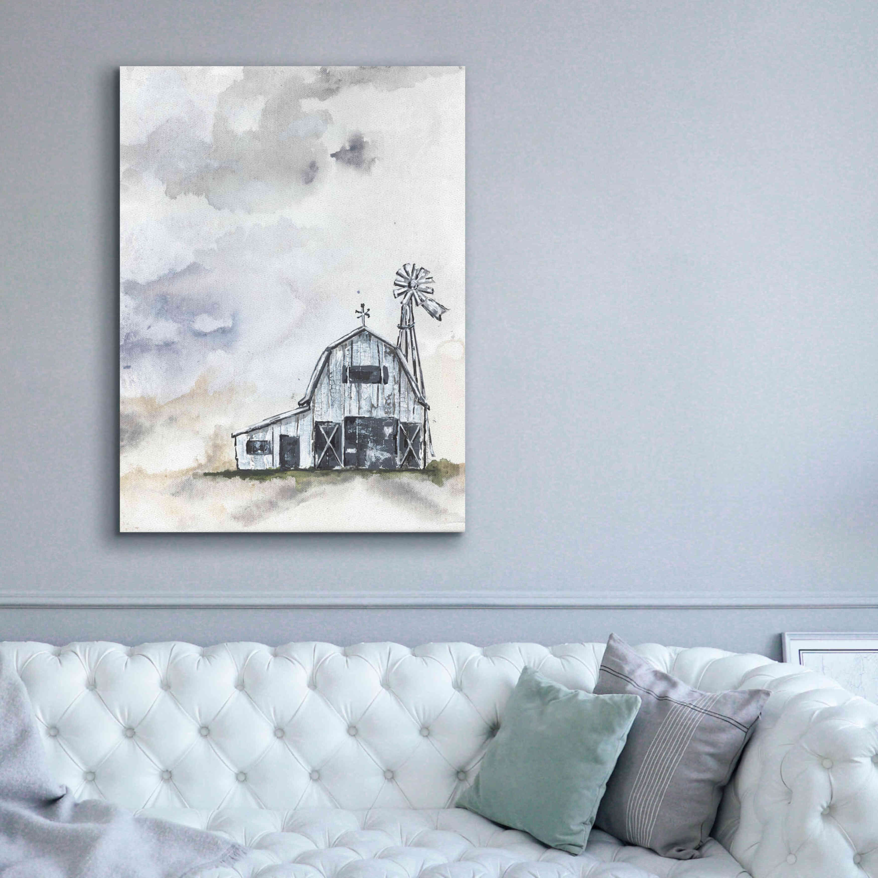'Haven Mini Barn' by Julie Norkus, Giclee Canvas Wall Art,40x54