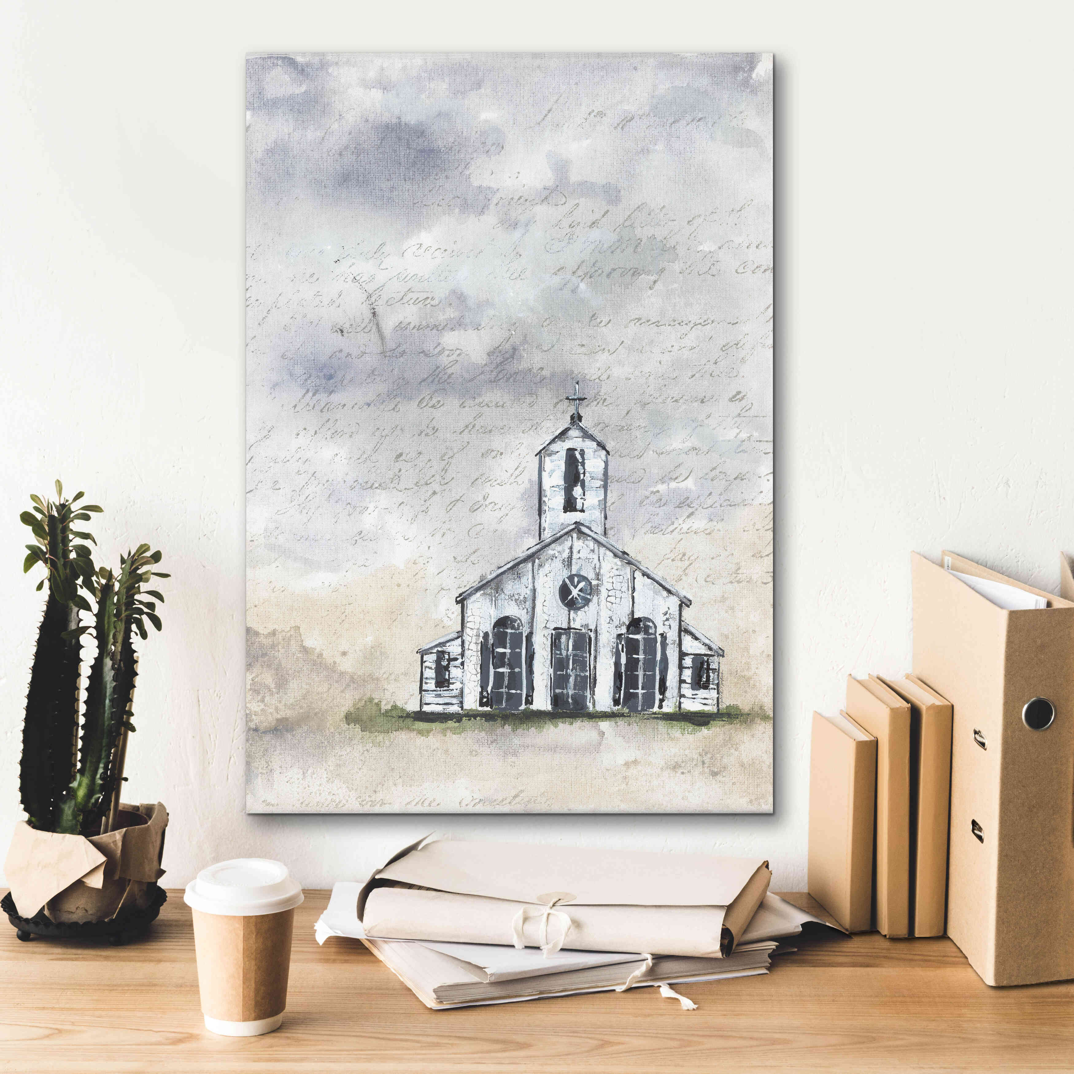 'Haven Mini Worship' by Julie Norkus, Giclee Canvas Wall Art,18x26