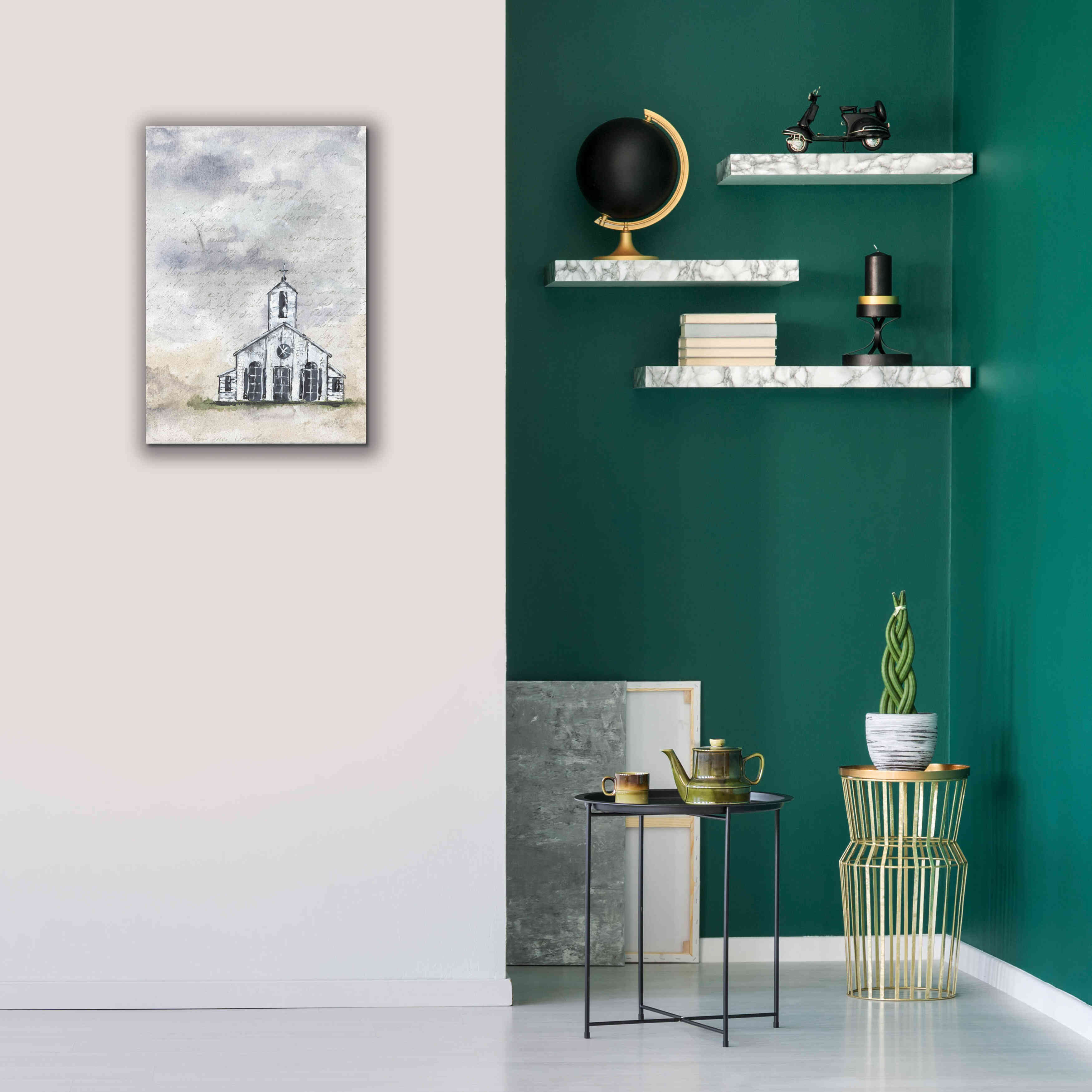 'Haven Mini Worship' by Julie Norkus, Giclee Canvas Wall Art,18x26