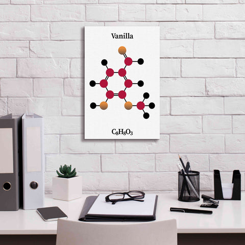 Image of 'Vanilla Molecule' by Epic Portfolio, Giclee Canvas Wall Art,12x18