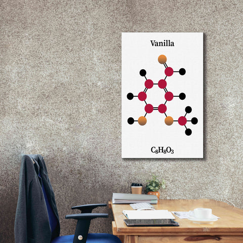 Image of 'Vanilla Molecule' by Epic Portfolio, Giclee Canvas Wall Art,26x40