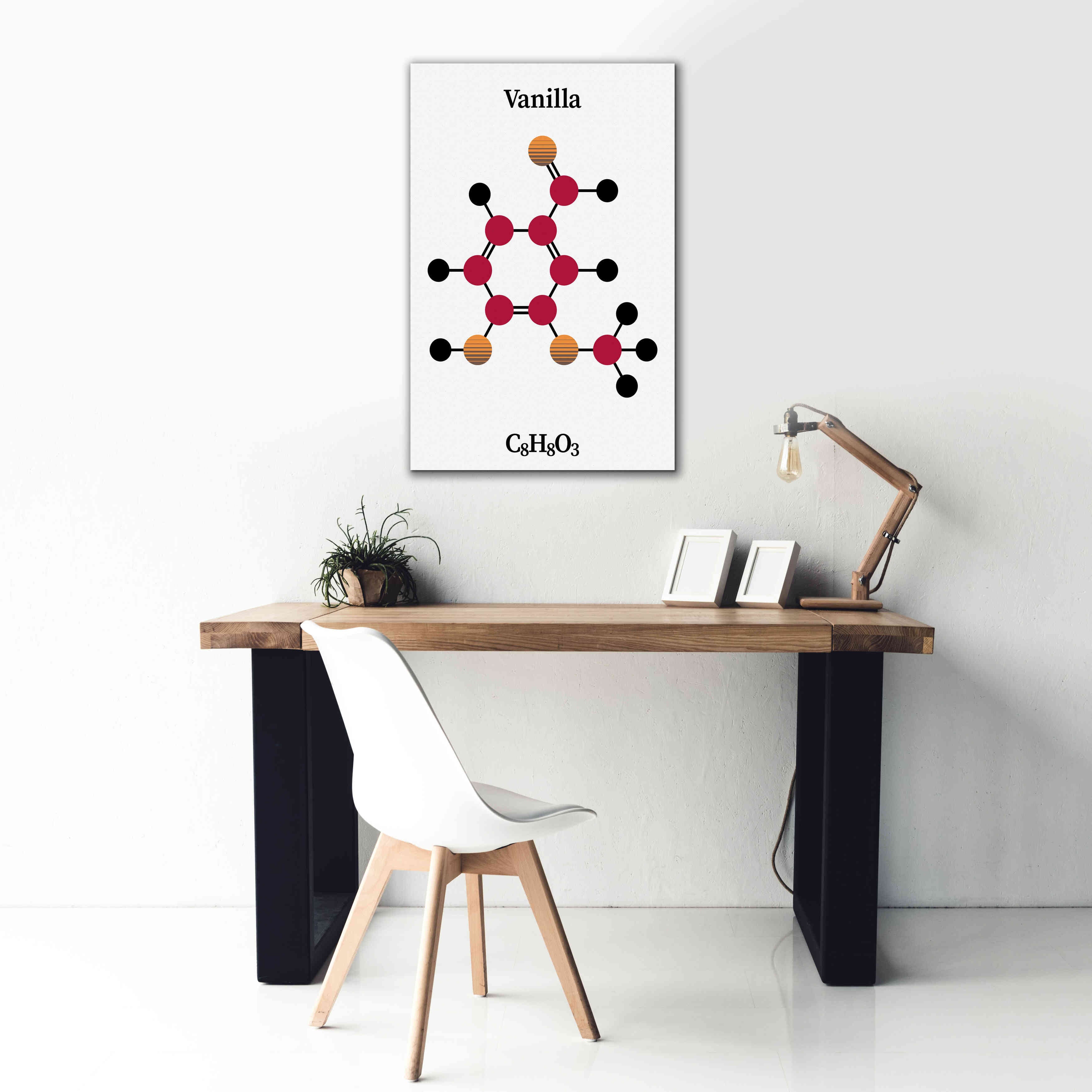 'Vanilla Molecule' by Epic Portfolio, Giclee Canvas Wall Art,26x40