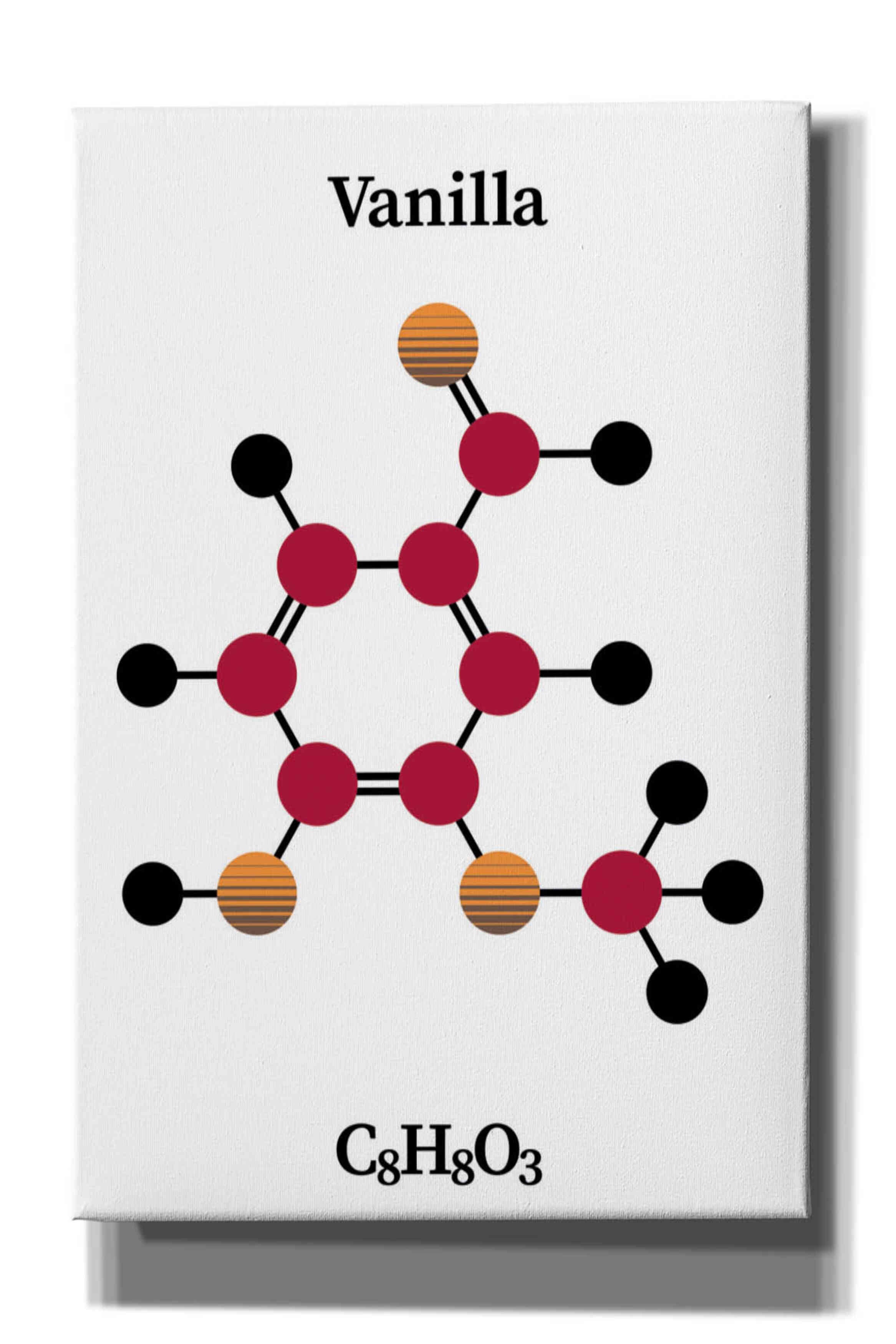 'Vanilla Molecule' by Epic Portfolio, Giclee Canvas Wall Art