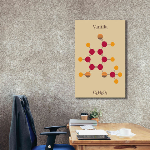 Image of 'Vanilla Molecule 2' by Epic Portfolio, Giclee Canvas Wall Art,26x40