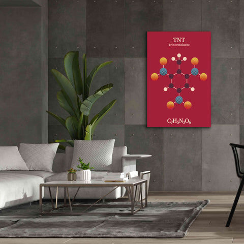 Image of 'TNT Molecule 2' by Epic Portfolio, Giclee Canvas Wall Art,40x60