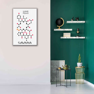 'Oxytocin Molecule' by Epic Portfolio, Giclee Canvas Wall Art,26x40