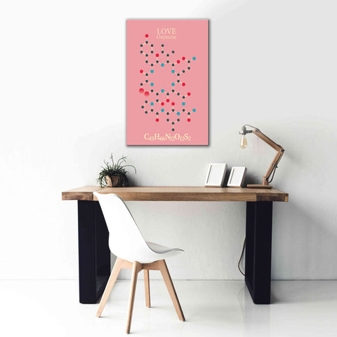 Image of 'Oxytocin Molecule 2' by Epic Portfolio, Giclee Canvas Wall Art,26x40