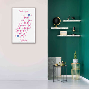 'Oestrogen Molecule' by Epic Portfolio, Giclee Canvas Wall Art,26x40