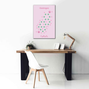 'Oestrogen Molecule 2' by Epic Portfolio, Giclee Canvas Wall Art,26x40