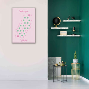 'Oestrogen Molecule 2' by Epic Portfolio, Giclee Canvas Wall Art,26x40