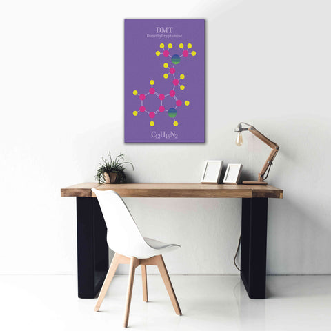 Image of 'DMT Molecule' by Epic Portfolio, Giclee Canvas Wall Art,26x40