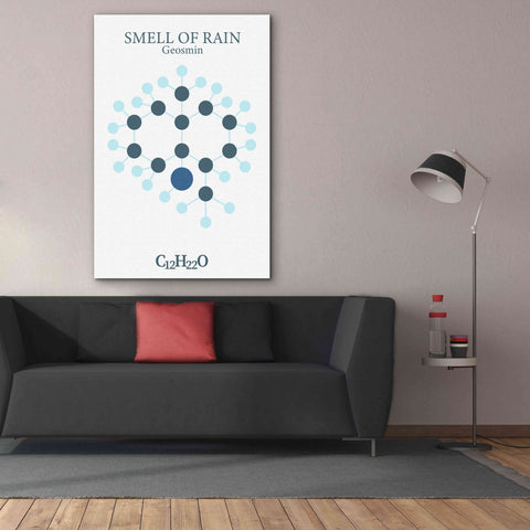 Image of 'Smell Of Rain Molecule' by Epic Portfolio, Giclee Canvas Wall Art,40x60