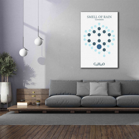 Image of 'Smell Of Rain Molecule' by Epic Portfolio, Giclee Canvas Wall Art,40x60