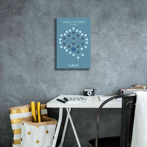 Image of 'Smell Of Rain Molecule 2' by Epic Portfolio, Giclee Canvas Wall Art,12x18