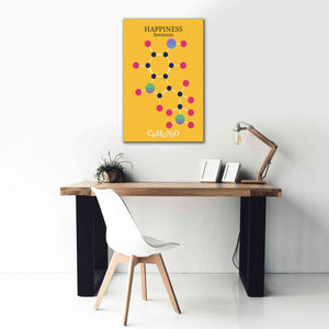 'Serotonin Molecule 2' by Epic Portfolio, Giclee Canvas Wall Art,26x40