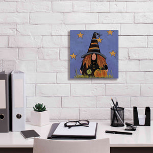 'Halloween Gnome' by Lisa Hilliker, Giclee Canvas Wall Art,12x12