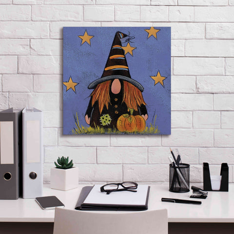Image of 'Halloween Gnome' by Lisa Hilliker, Giclee Canvas Wall Art,18x18