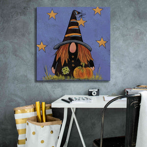 'Halloween Gnome' by Lisa Hilliker, Giclee Canvas Wall Art,26x26