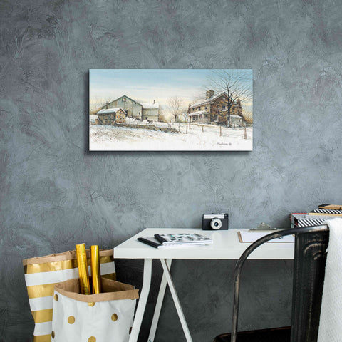 Image of 'February Morning' by John Rossini, Giclee Canvas Wall Art,24x12