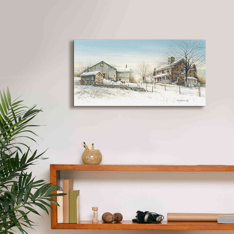 Image of 'February Morning' by John Rossini, Giclee Canvas Wall Art,24x12