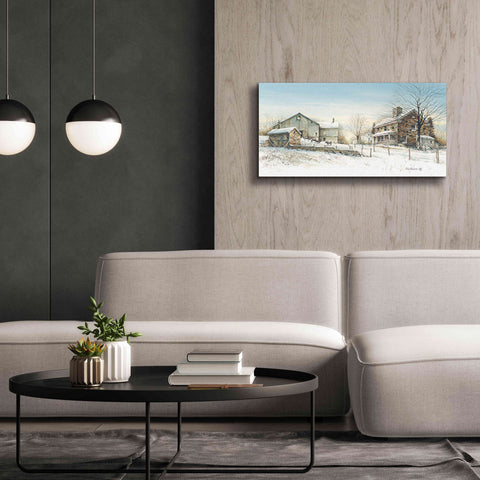 Image of 'February Morning' by John Rossini, Giclee Canvas Wall Art,40x20
