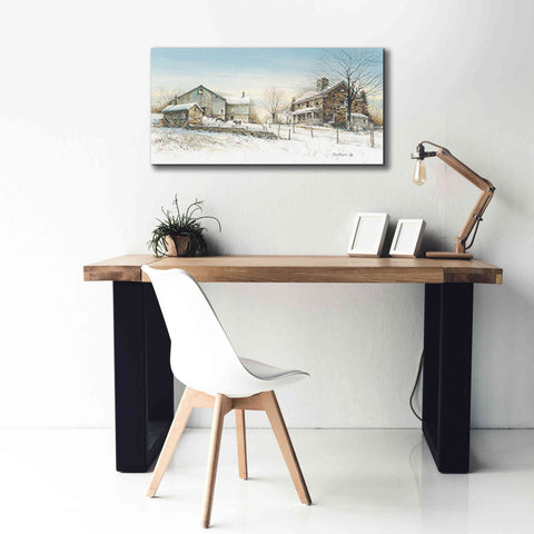 Image of 'February Morning' by John Rossini, Giclee Canvas Wall Art,40x20