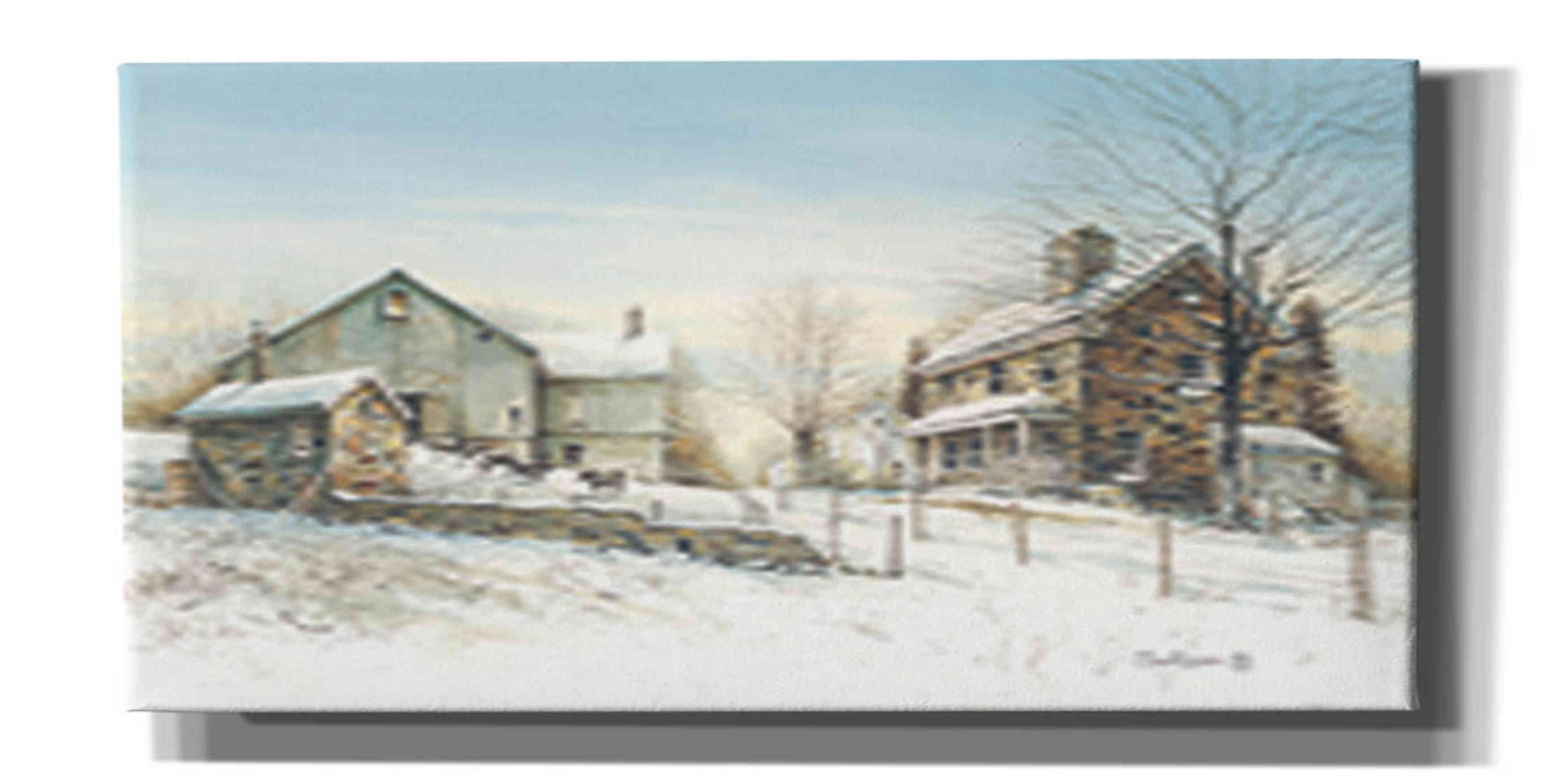 'February Morning' by John Rossini, Giclee Canvas Wall Art