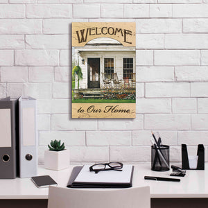 'Welcome to Our Home' by John Rossini, Giclee Canvas Wall Art,12x18