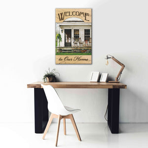 'Welcome to Our Home' by John Rossini, Giclee Canvas Wall Art,26x40